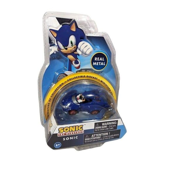 Sonic the Hedgehog Diecast Metal Racer 1:64 Miniature Collectible Toy Gift NEW - Picture 2 of 5